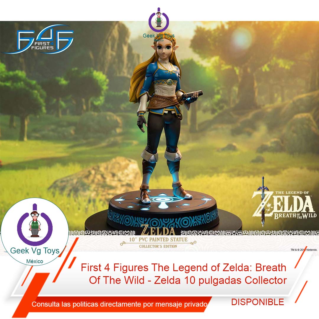 First 4 Figures The Legend of Zelda: TLOZ Breath of the Wild - Zelda 10 Pulgadas Collector